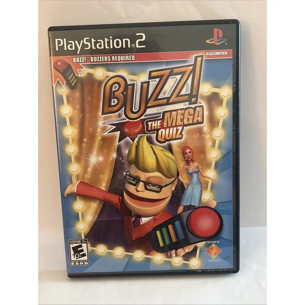 Buzz Mega Quiz (Software Only) - Sony PlayStation 2
